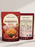 Swiss Green Peri Peri Makhana (Fox Nuts) — Roasted Not Fried Spicy Snack